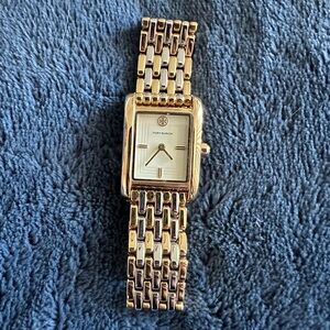 Tory Burch Eleanor two tone watch
